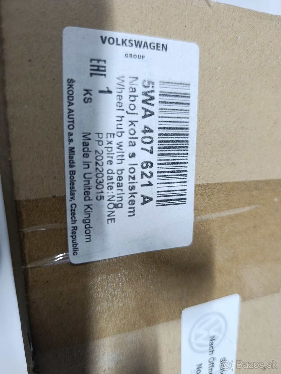 náboj kolesa s ložiskom: 8V0 498 625 - 4