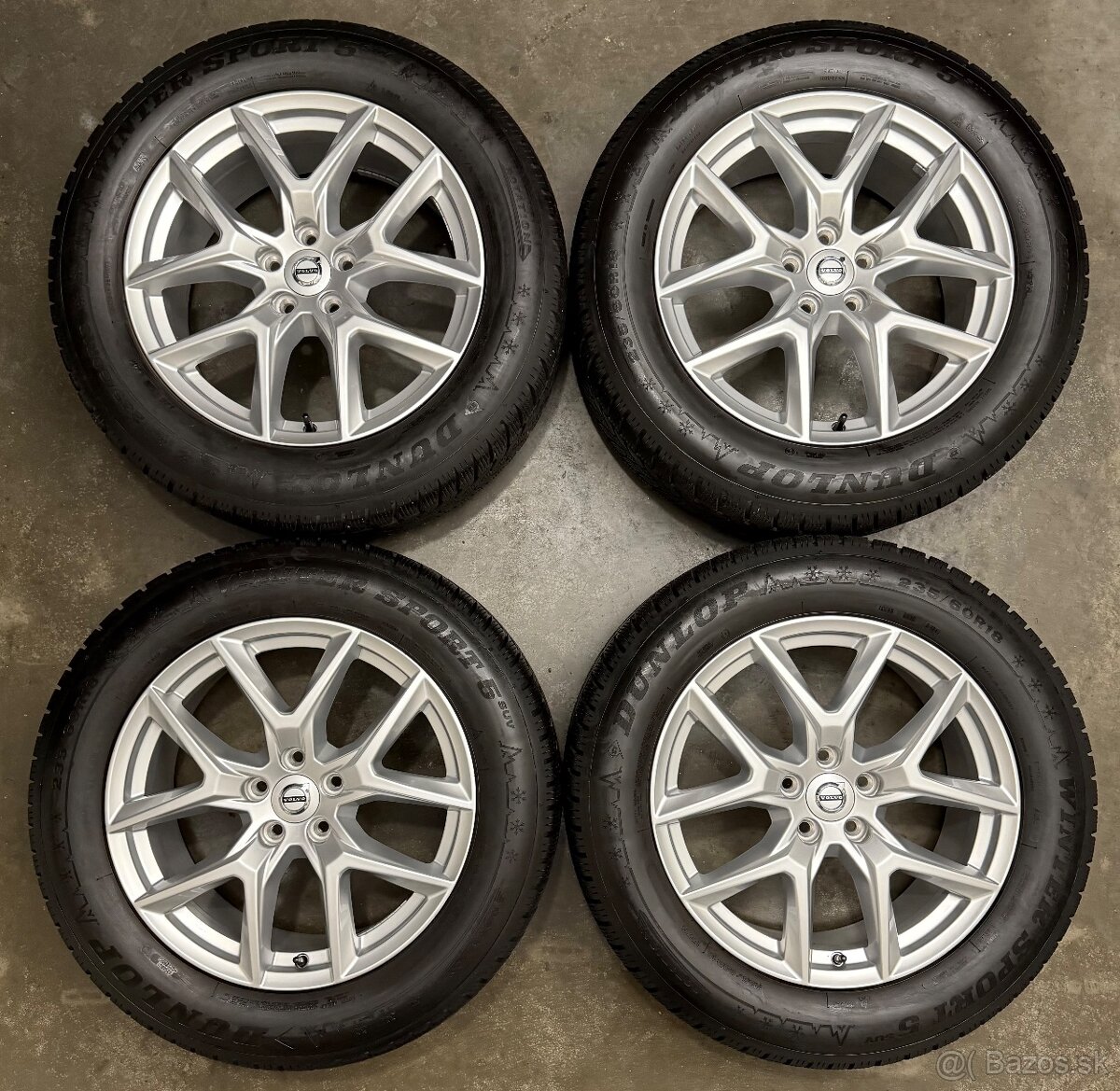 Zimná sada 5x108 R18 , 235/60/18 Volvo XC 60 Dunlop - 4