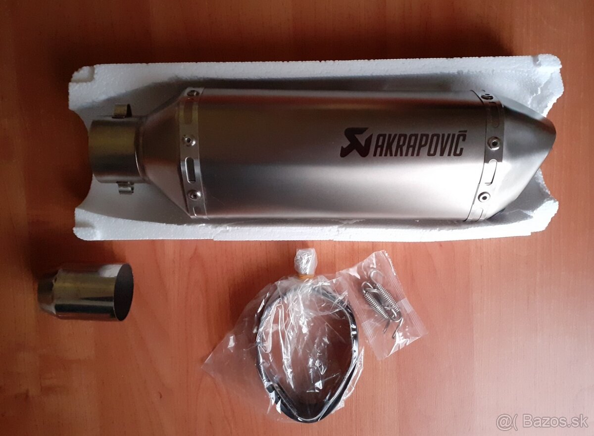 Nový Športový Ladený univerzálny moto výfuk + DB Killer - 4