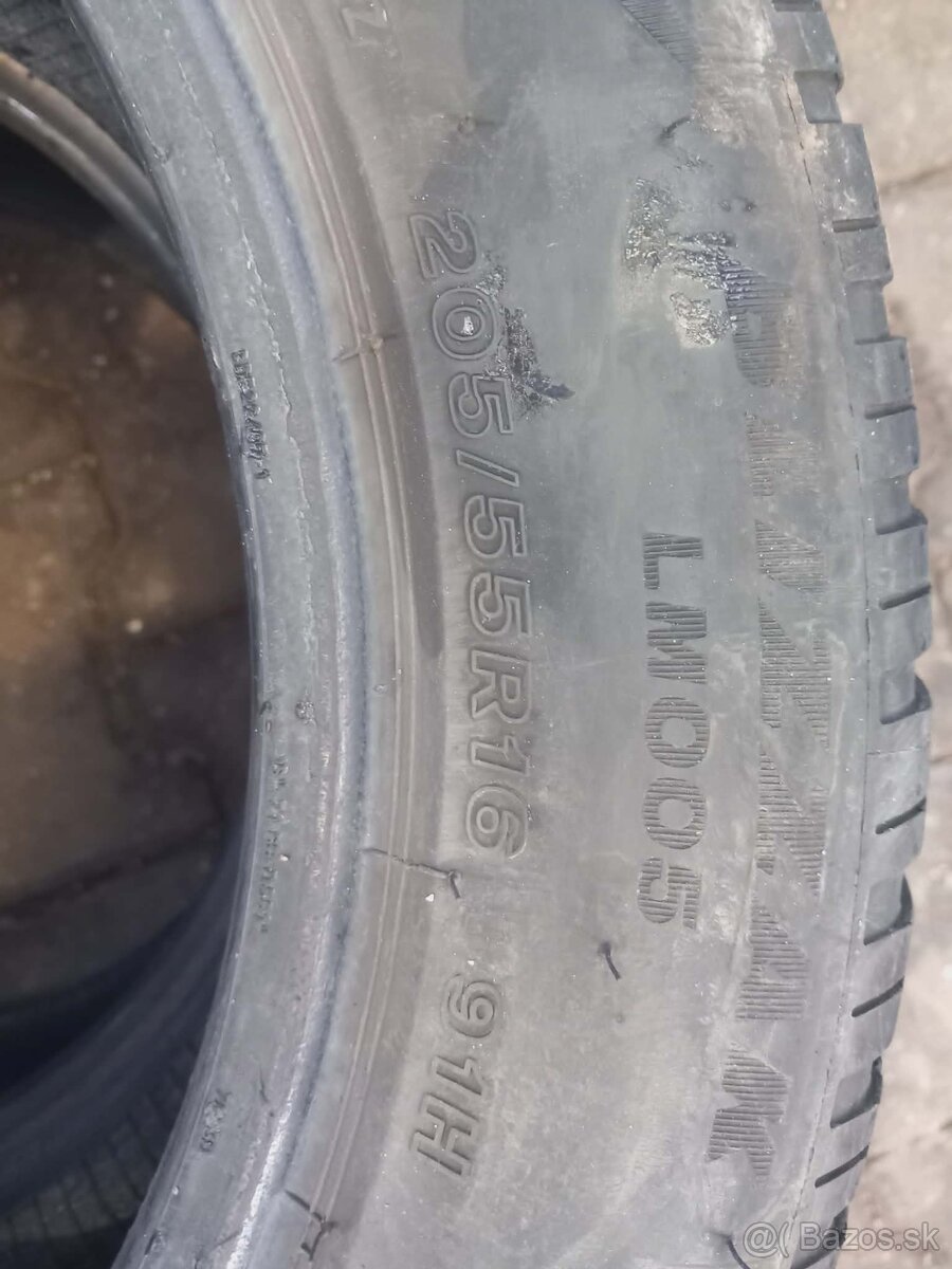Pneumatiky zimné - Bridgestone 205/55/R16 - 4