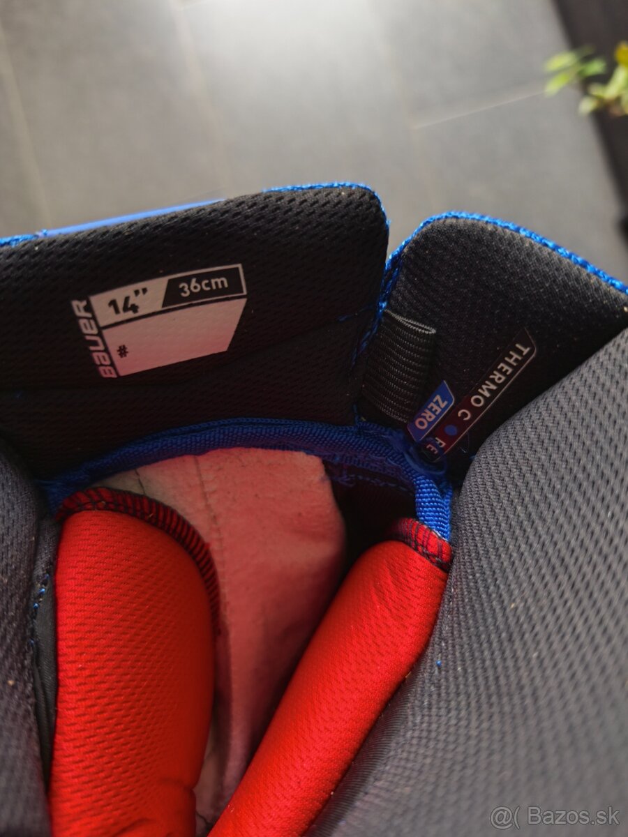 Rukavice BAUER Hyperlite 14" modré - 4