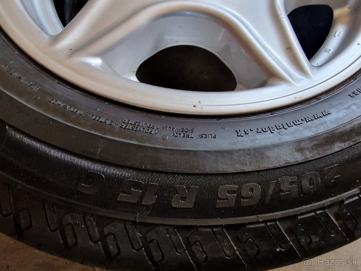 Alu disky org.VW T4 15" 205/65R16C - 4