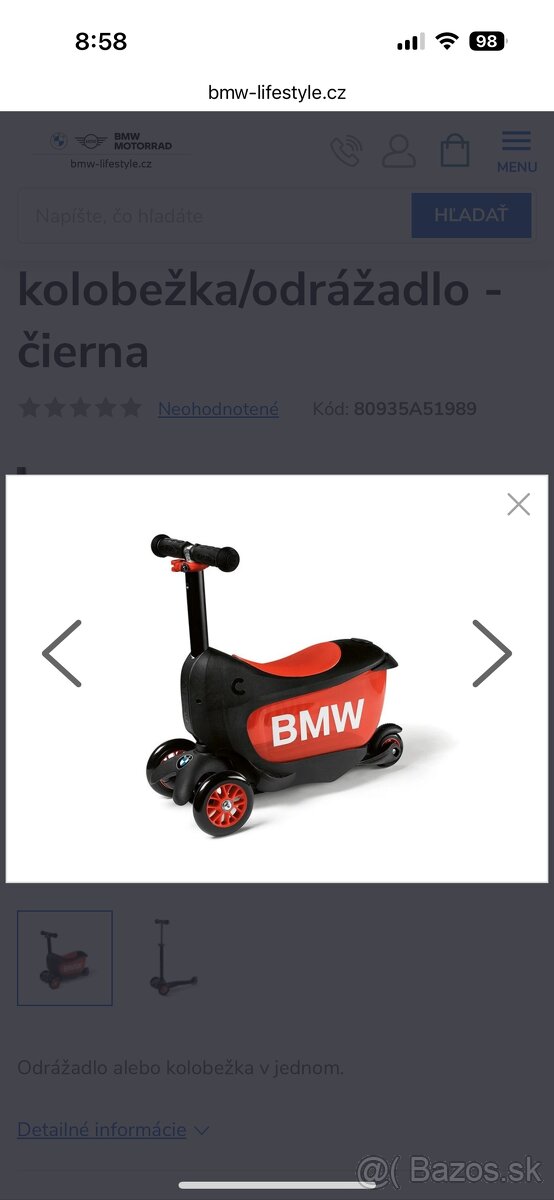 Odrazadlo+ kolobezka BMW - 4