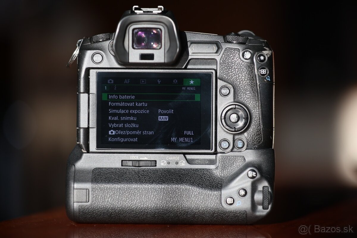 Canon R + originál battery grip - 4