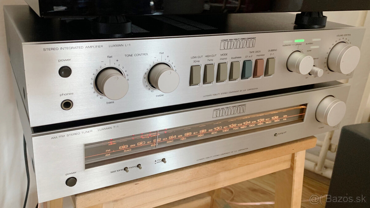Luxman L-1 amplifier a T1 tuner - 4