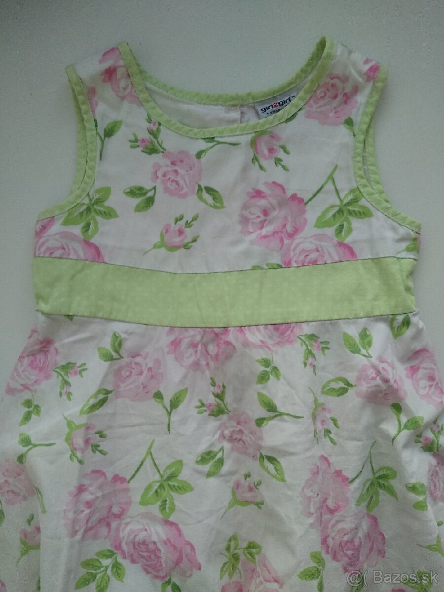 Šaty slávnostné na 3-4 roky 104/110 - 4