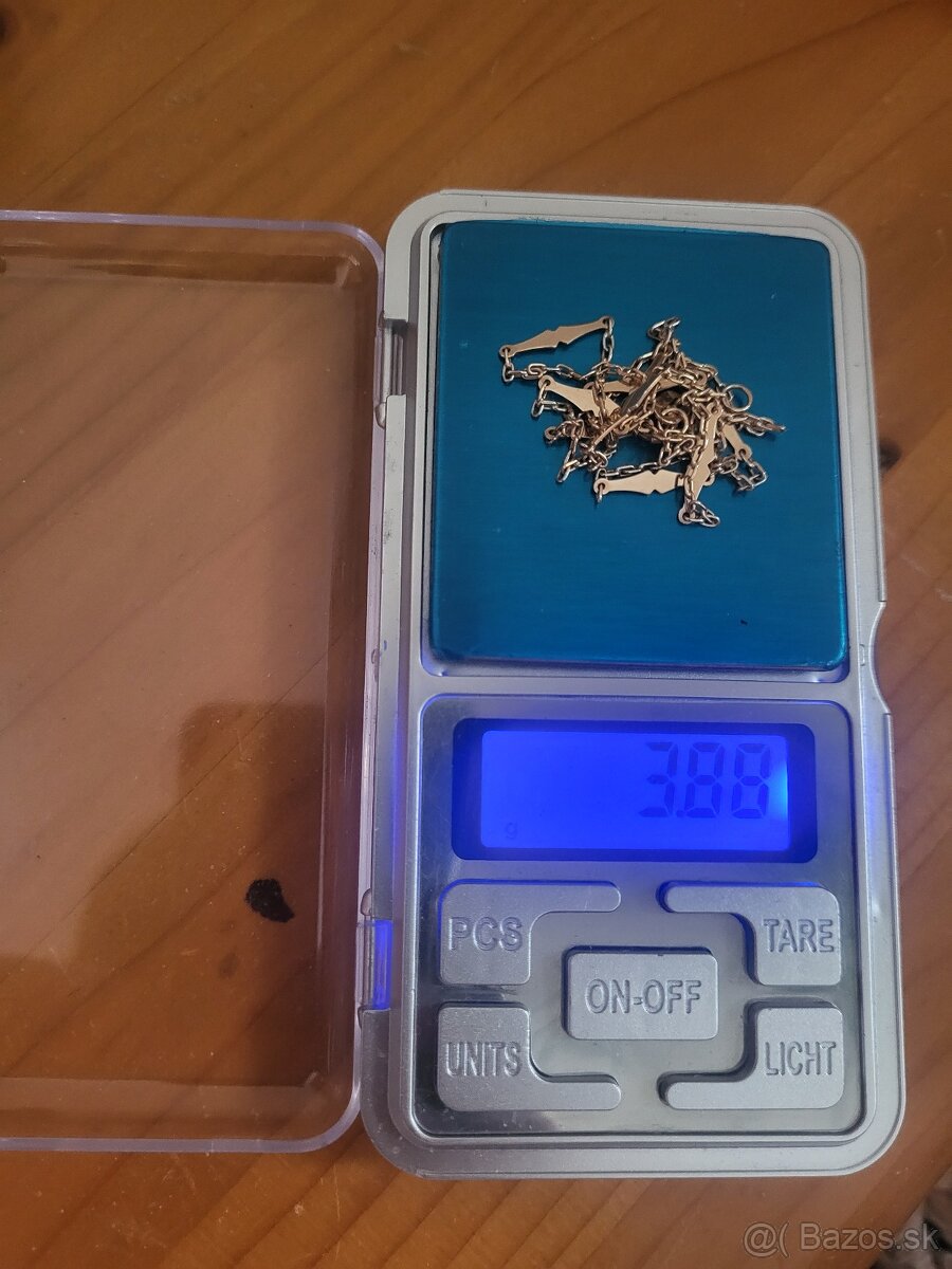 Zlaty 14 karat.nahrdelnik alebo retiazka - 4