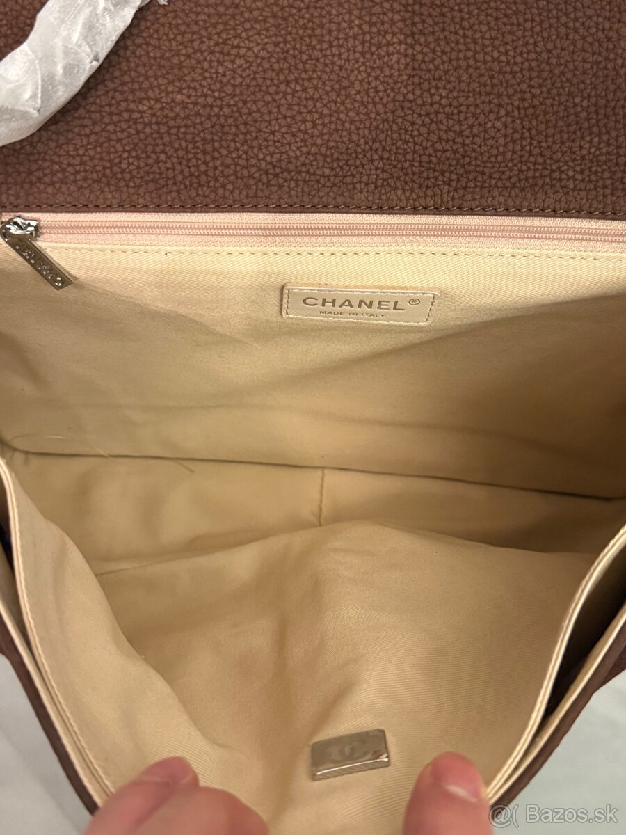Chanel - Hnedá semišová kabelka - 4