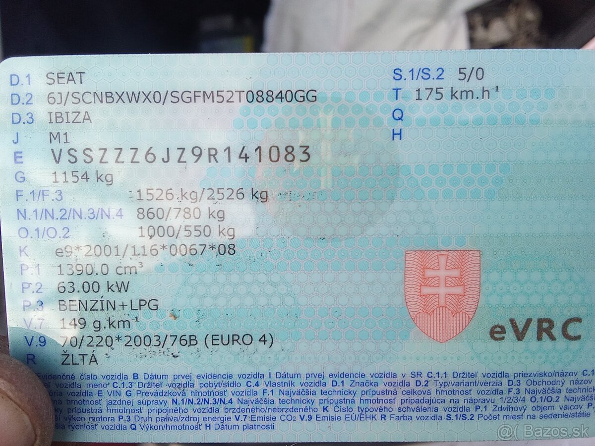 Predám Seat Ibiza 1,4+lpg - 4