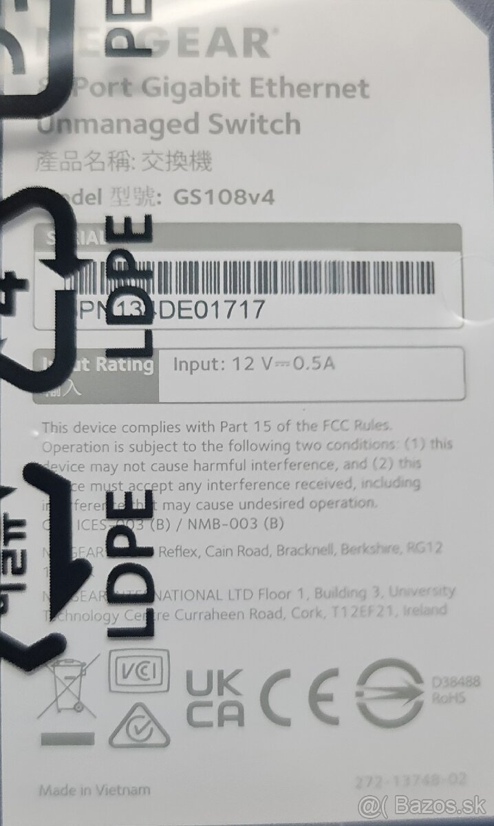 Netgear ProSAFE GS108 GbE switch - 4