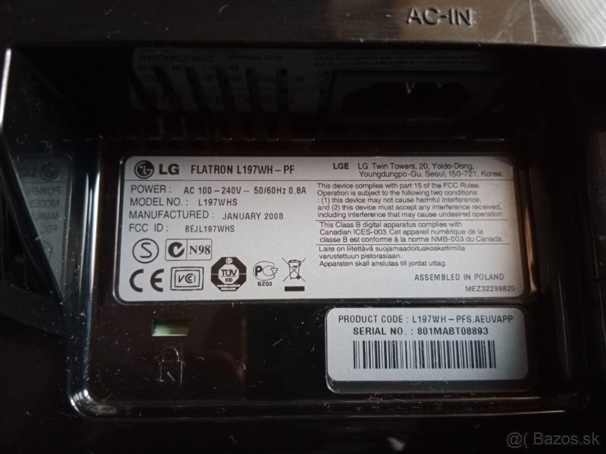 monitor LG Flatron 19" LCD - 4