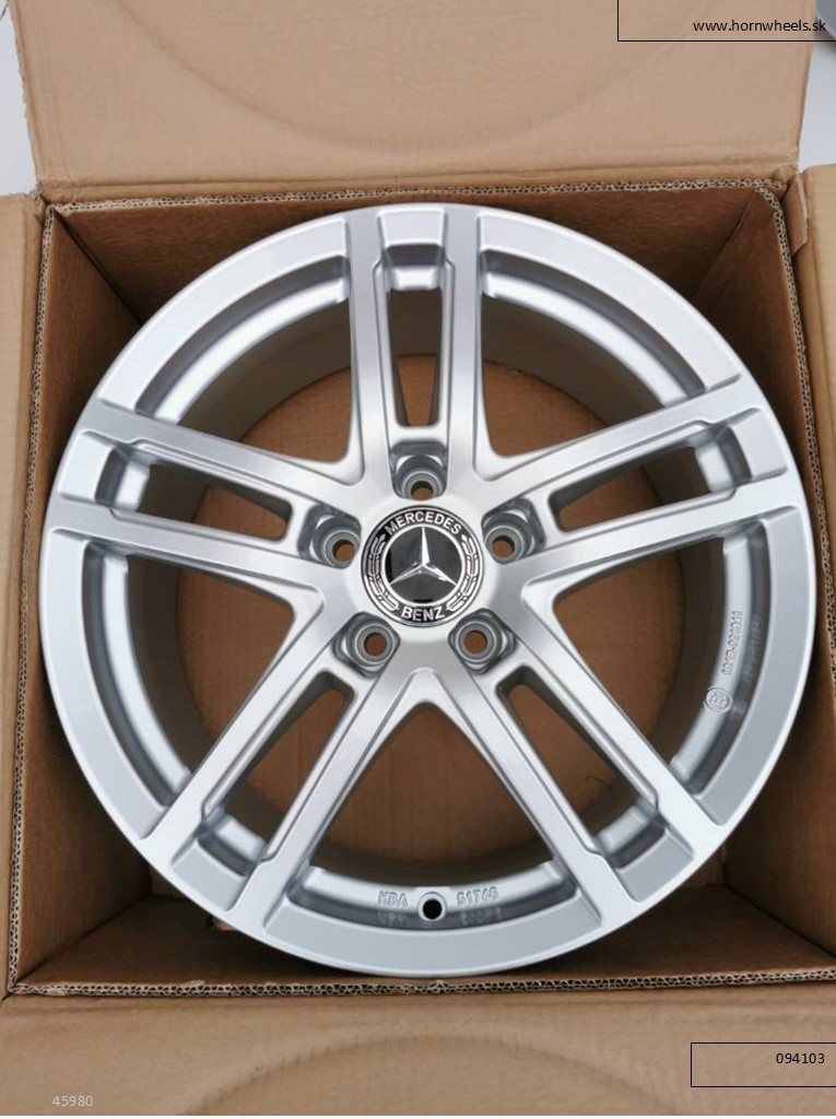 Nové Dezent Mercedes 7,5X17 ET36 5X112 Alu disky 1204 - 4