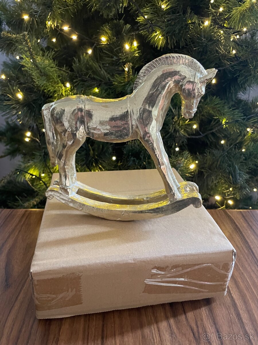 vianoce - hupaci konik 20x20cm - 4