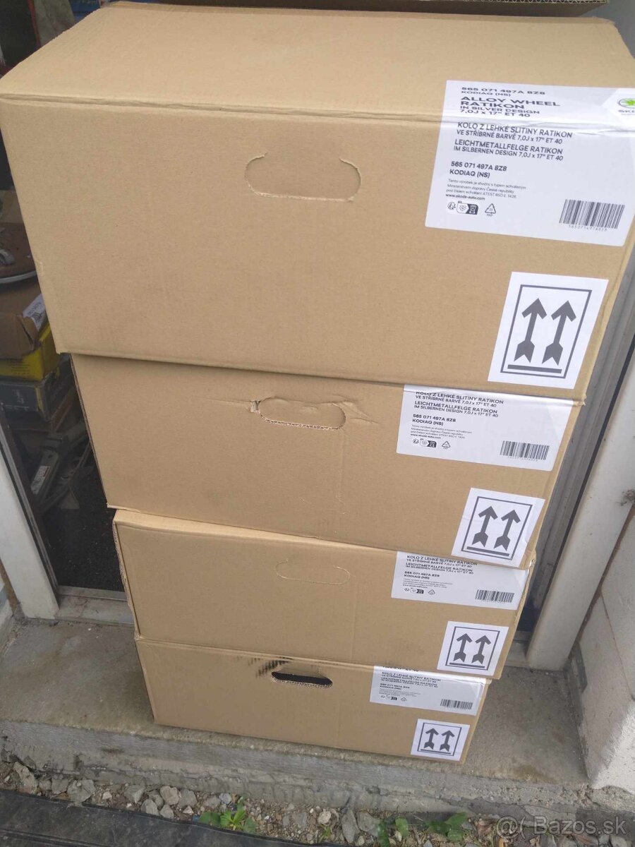 Alu 5 x 112 R 17 originál ŠKODA. - 4