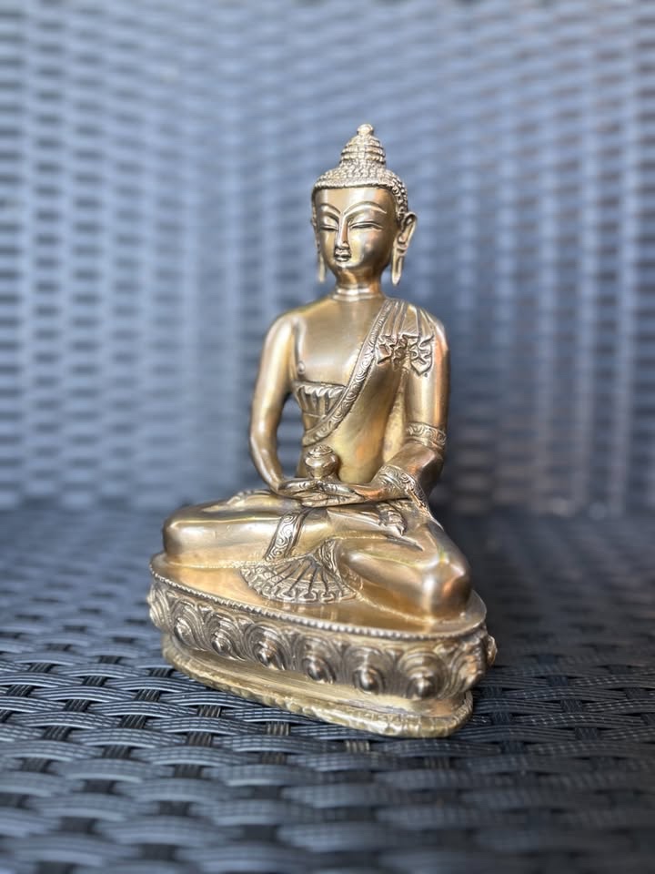 Bronzová socha Budha 21cm - 4