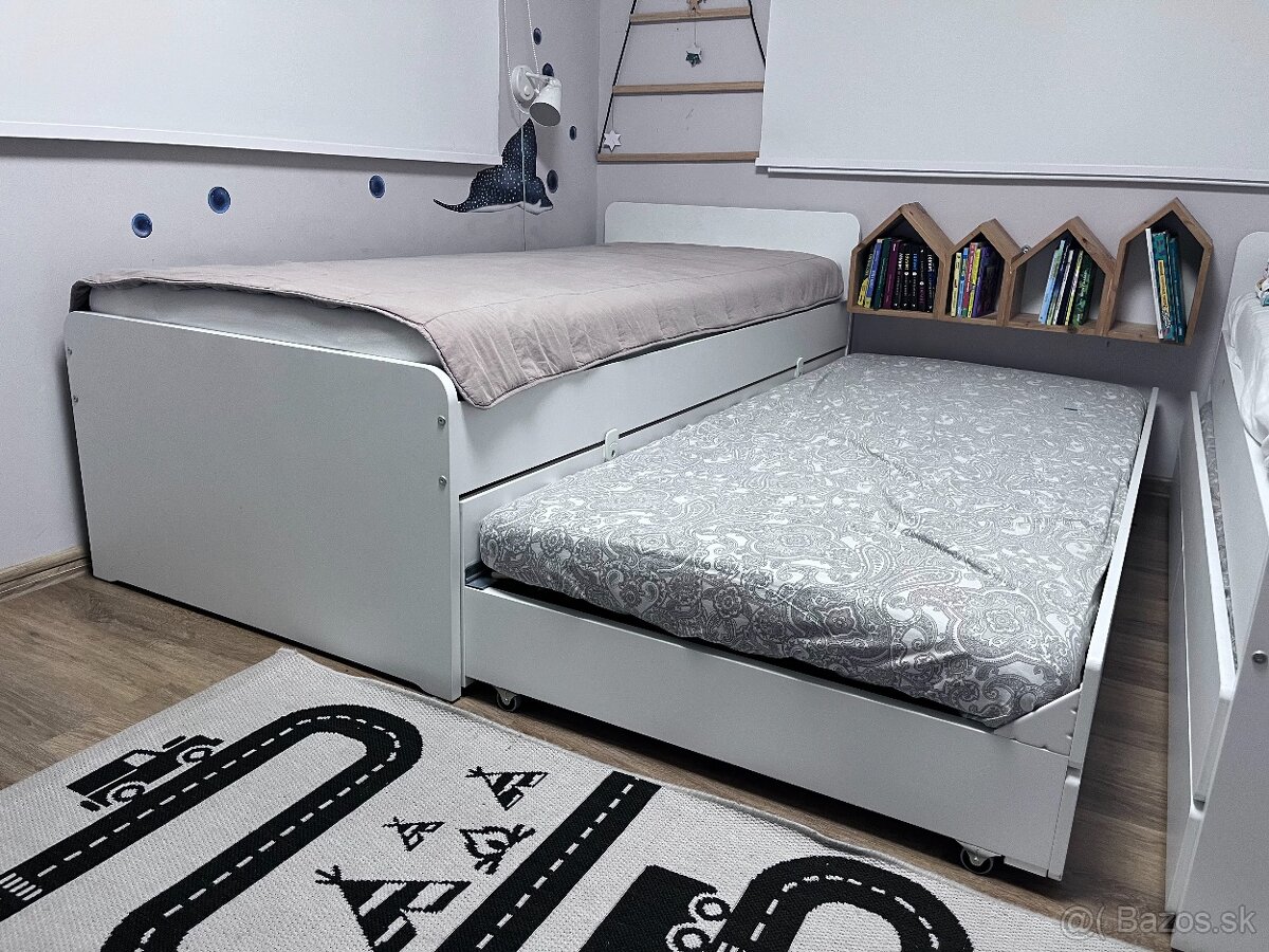 2 x IKEA SLÄKT – rozkladacia posteľ s úložným priestorom - 4