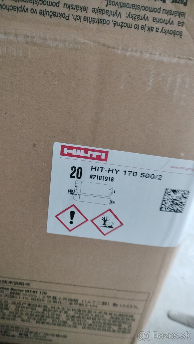 Kotva chemická Hilti HIT-HY 170 - 4