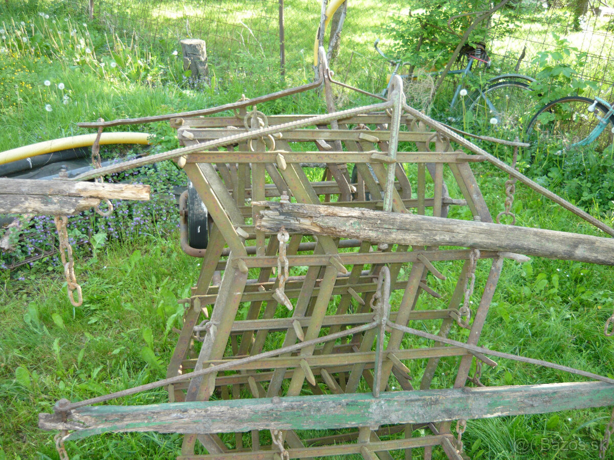 Brány za traktor 5 ks a ťažné rameno 2ks - 4