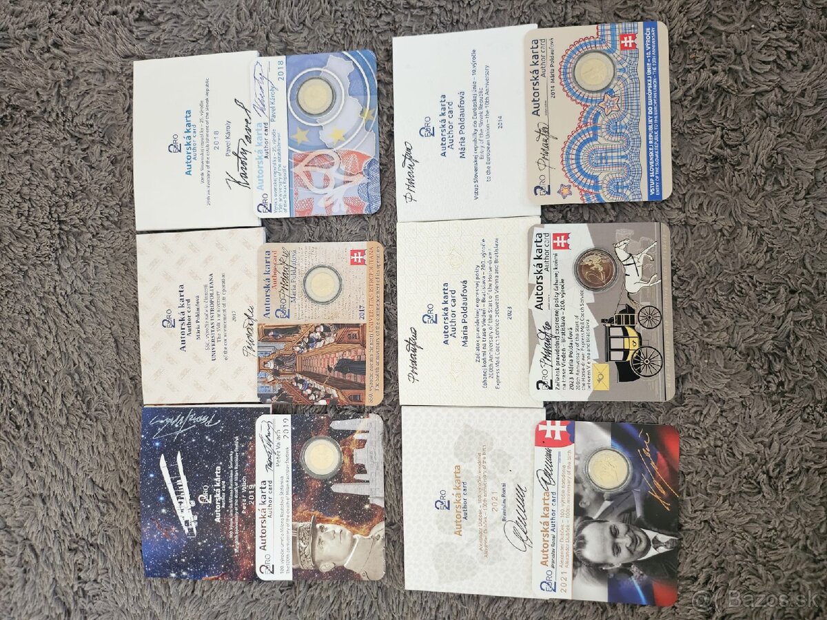 2€ pamätná minca Emisia Autora Coincard - 4
