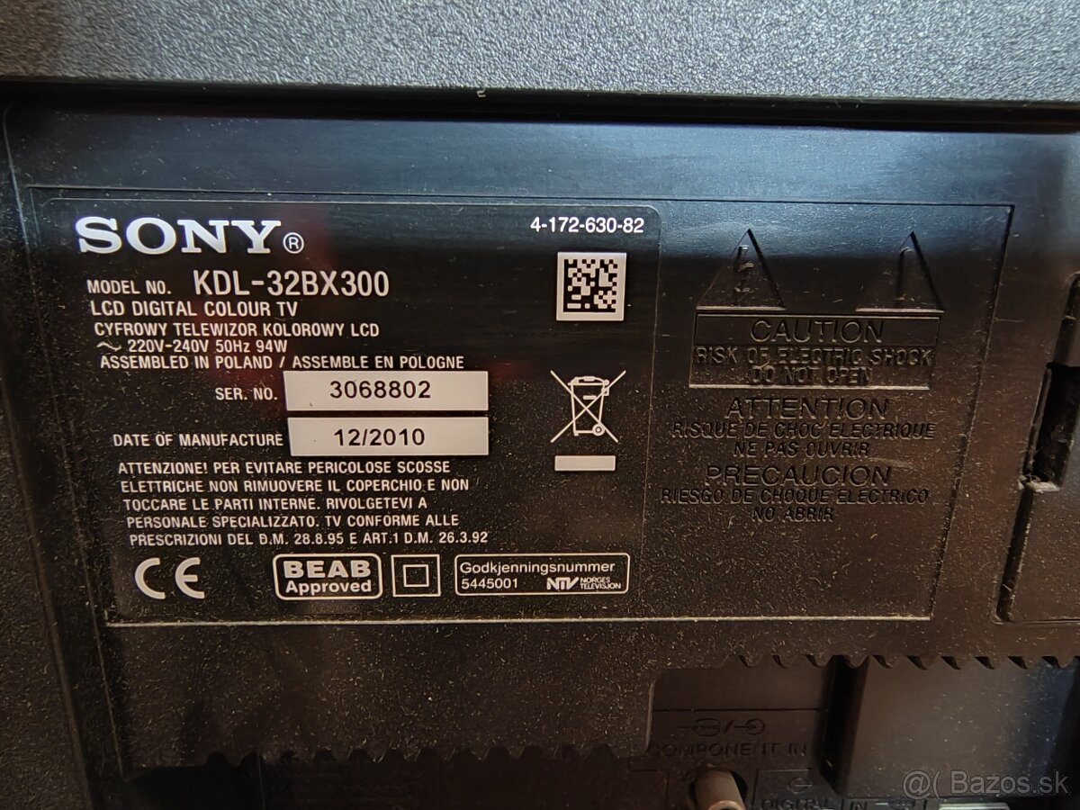 Televízor 32 palcový Sony - 4