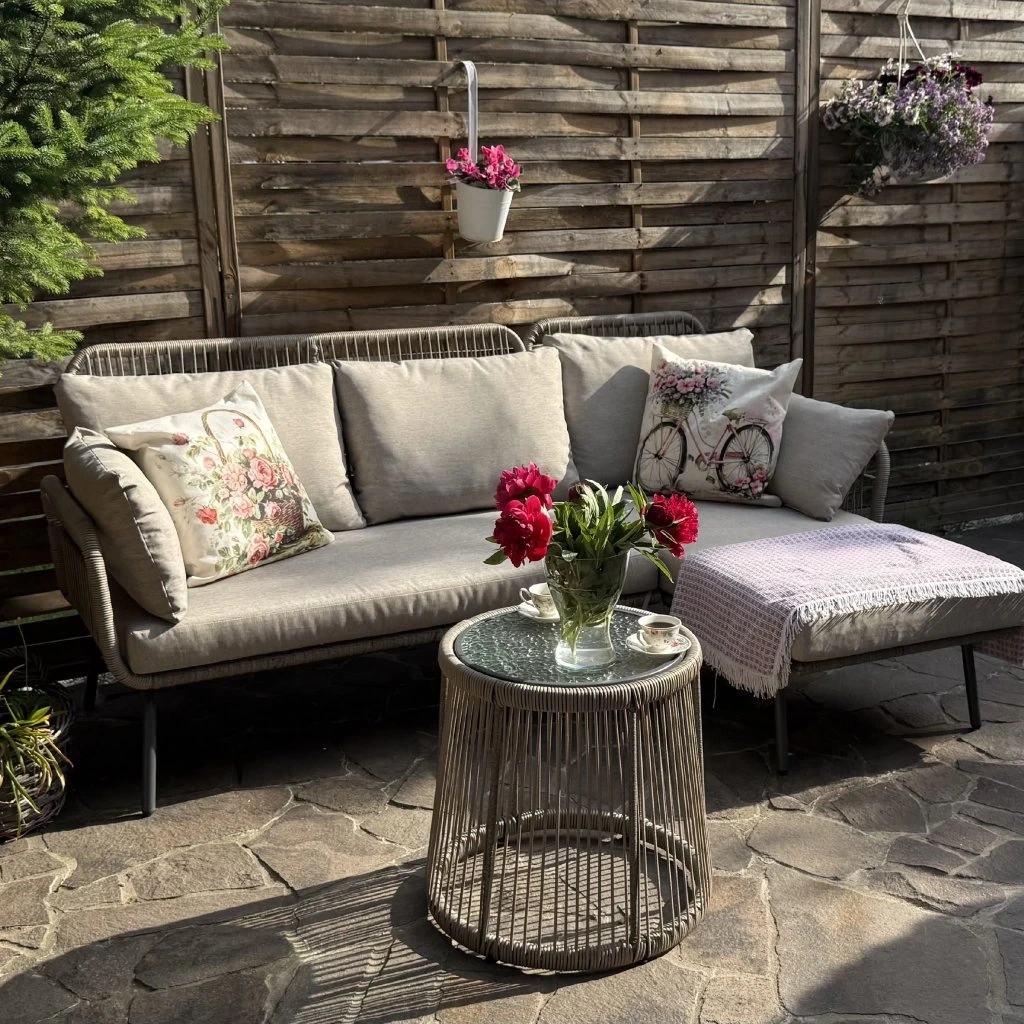 Ratanová rohová sedačka Jana - 4