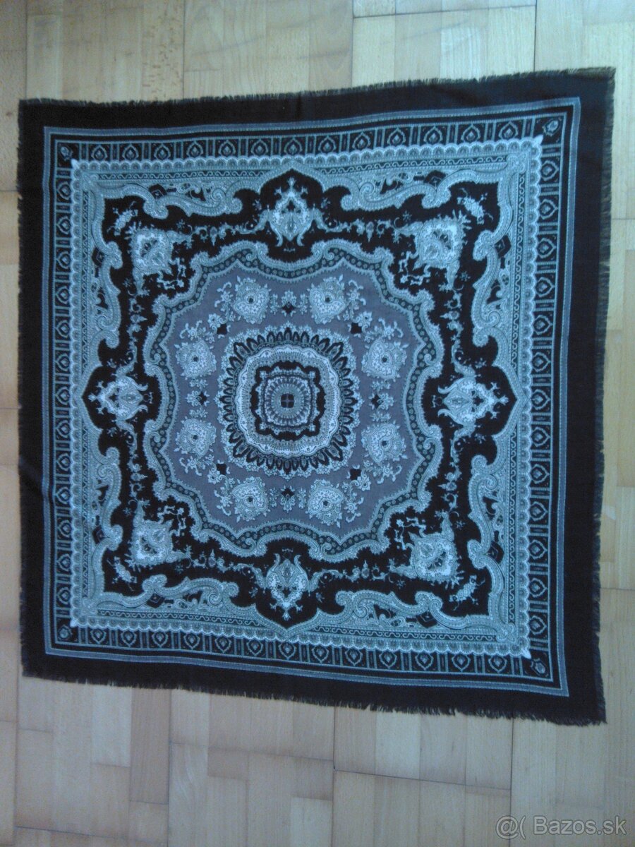 RETRO MENŠIE KAŠMÍROVVÉ ŠÁTKY - 4