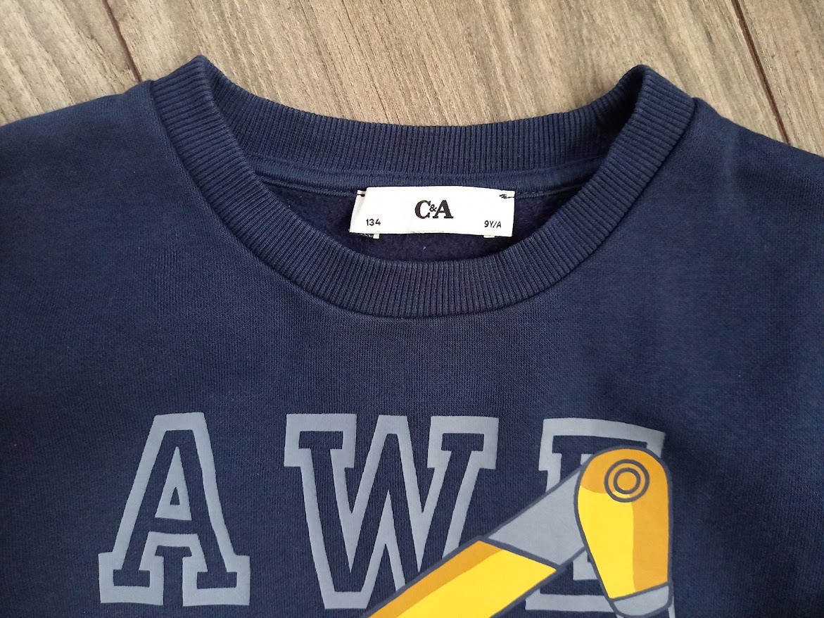 Mikina a autíčkom-top stav-veľkosť 134 - 4