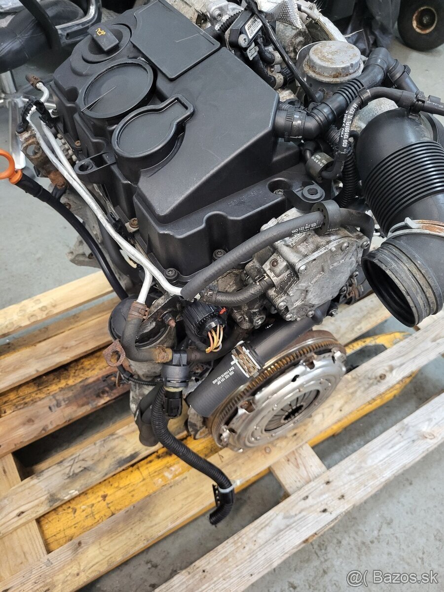Motor 1.9tdi 77kw bls BLS kompletny - 4