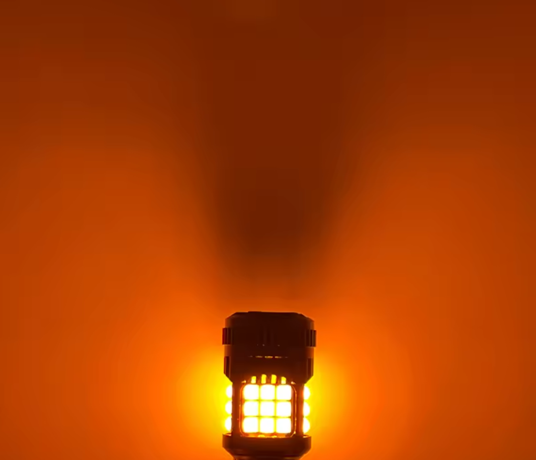 BAU15S PY21W LED blinker oranžová - 4