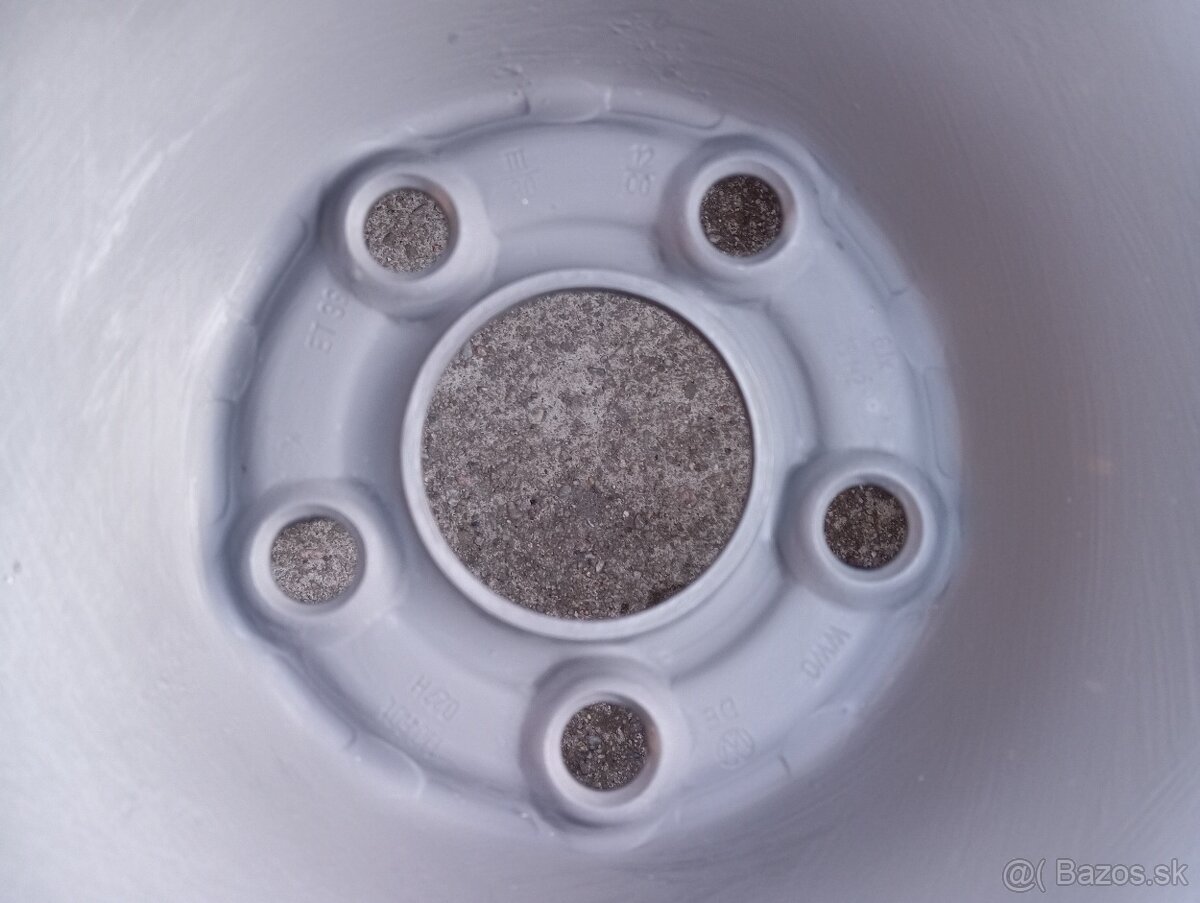 5x100 r15 plechové disky +pneumatiky - 4