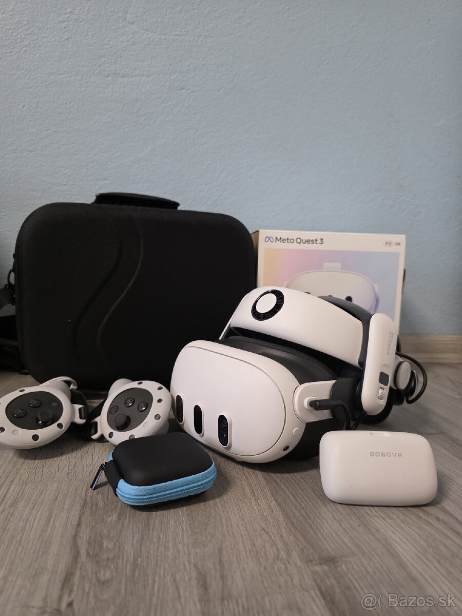 Meta Quest 3, 512Gb +BOBOVR S3 Pro - 4