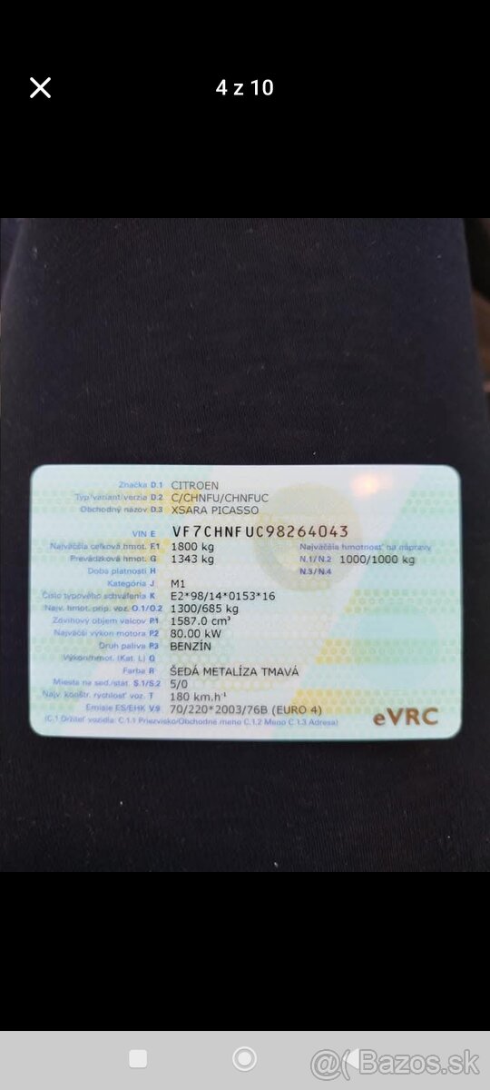 Citroen Xsara Picasso 1.6. benzín - 4