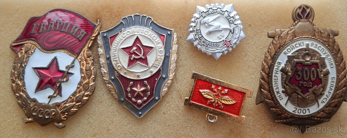 Vojenské odznaky rôzne - 4
