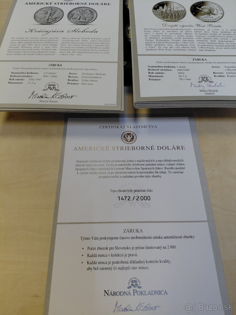 Americké strieborné doláre - 4