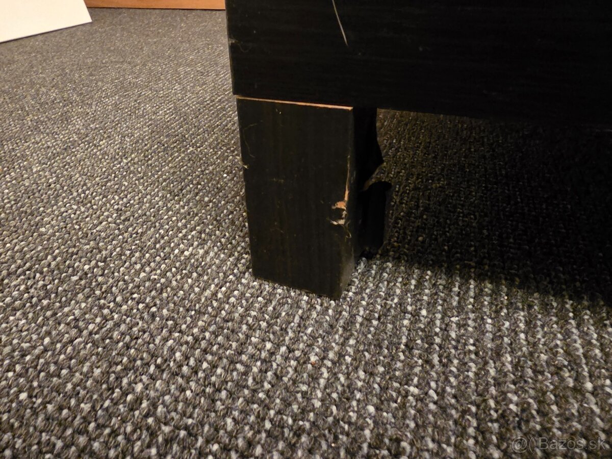 Čierny TV stolík/polica (160 cm) IKEA LACK - 4