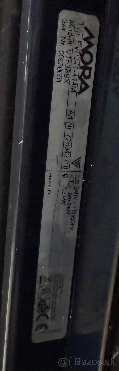 Vstavaná elektrická Rúra MORA - VT 538 BX - 4