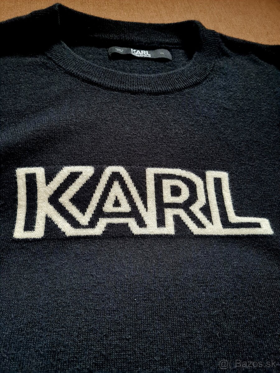 Čierny pulóver Karl Lagerfeld - 4