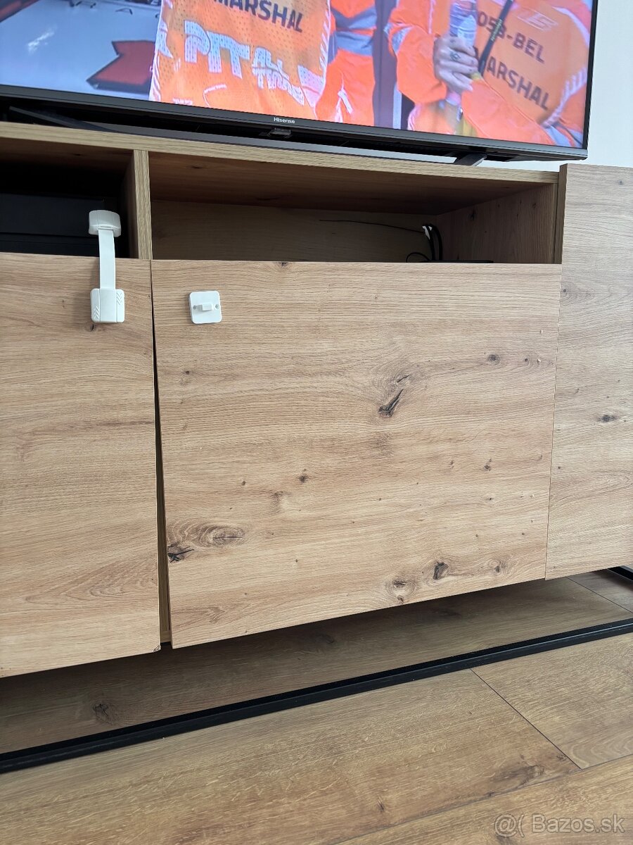 Dizajnova komoda - dub artisan - 4