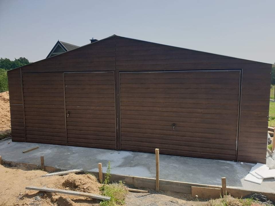 Plechová garáž 7x5 m - 4