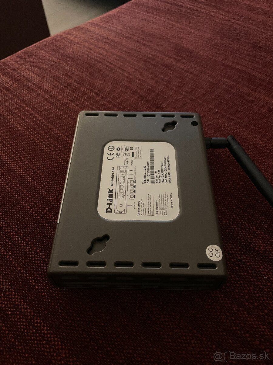 D-Link Router Model DI - 524 - 4