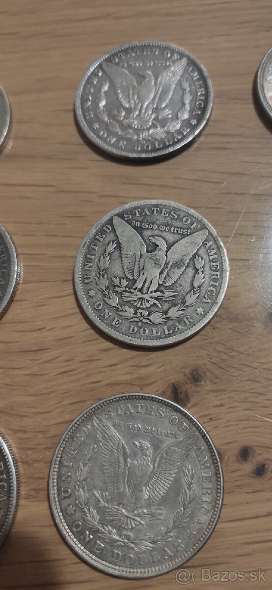 Predám strieborné mince Morgan Silver Dollar - 4