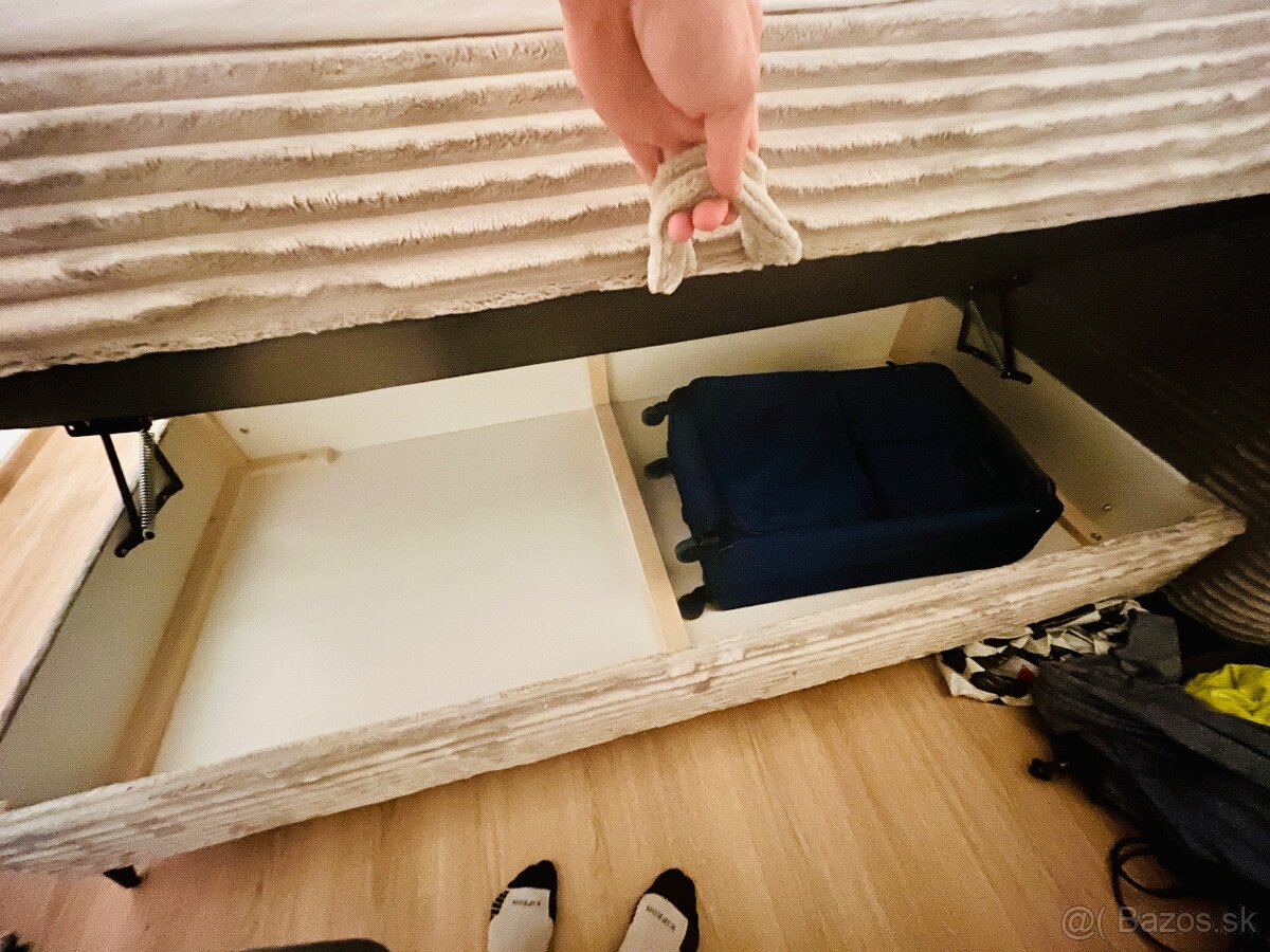 Boxspringova posteľ s úložným priestorom - 4
