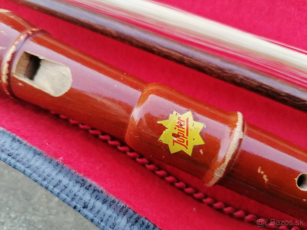 Predám starožitné husle a drevená flauta - 4