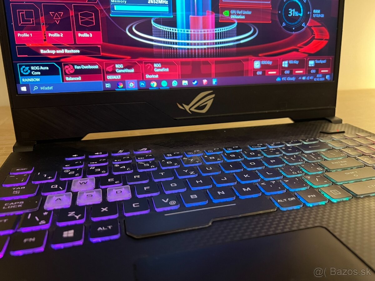 Herný notebook ASUS ROG STRIX SCAR II GL504GS - 4