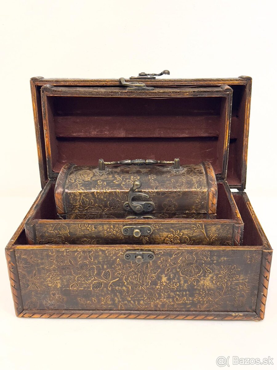 Drevene kufríky - 4