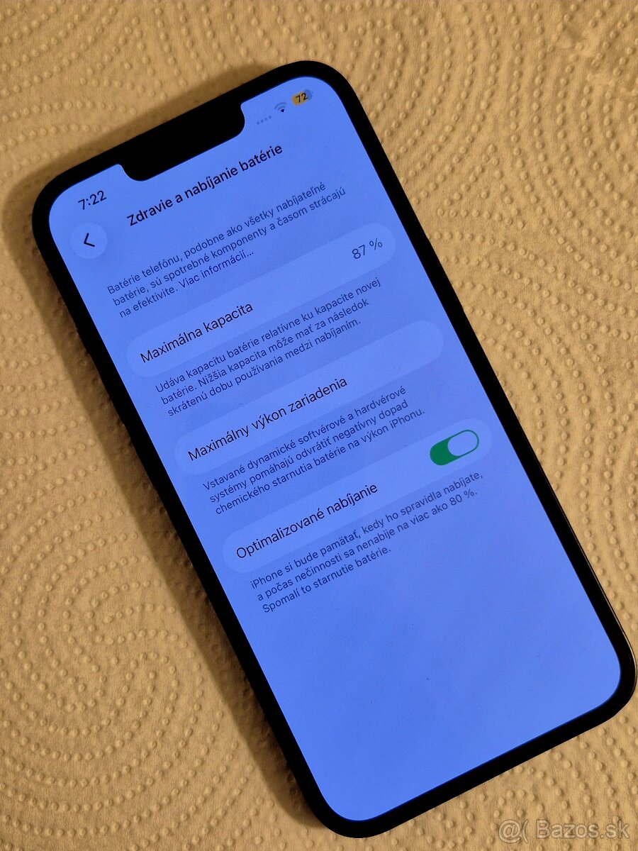 Apple iPhone 13 128 GB bateria 87% - 4