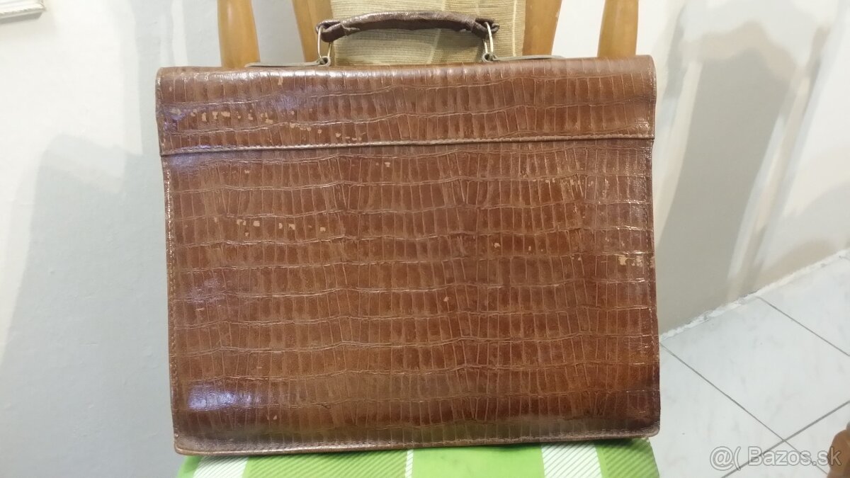 Kožená retro taška - 4