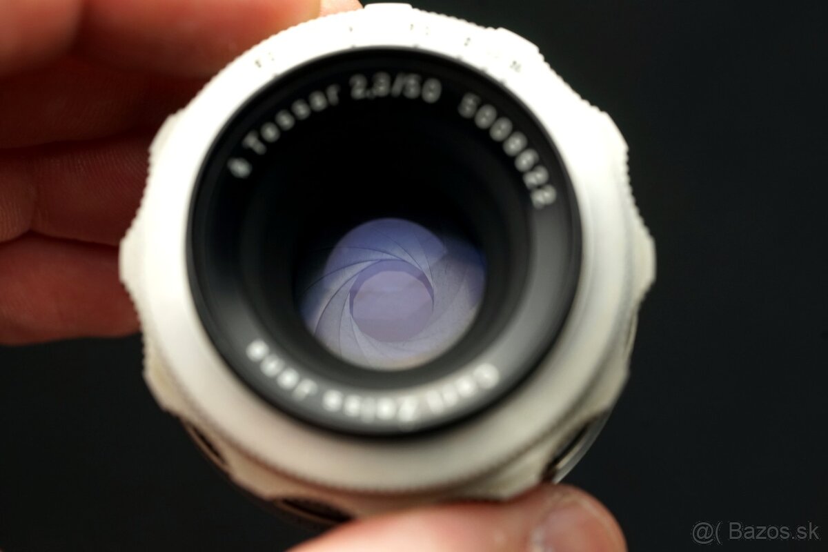 Objektiv Carl Zeiss Tessar 50mm f2,8 mini M42 - 4