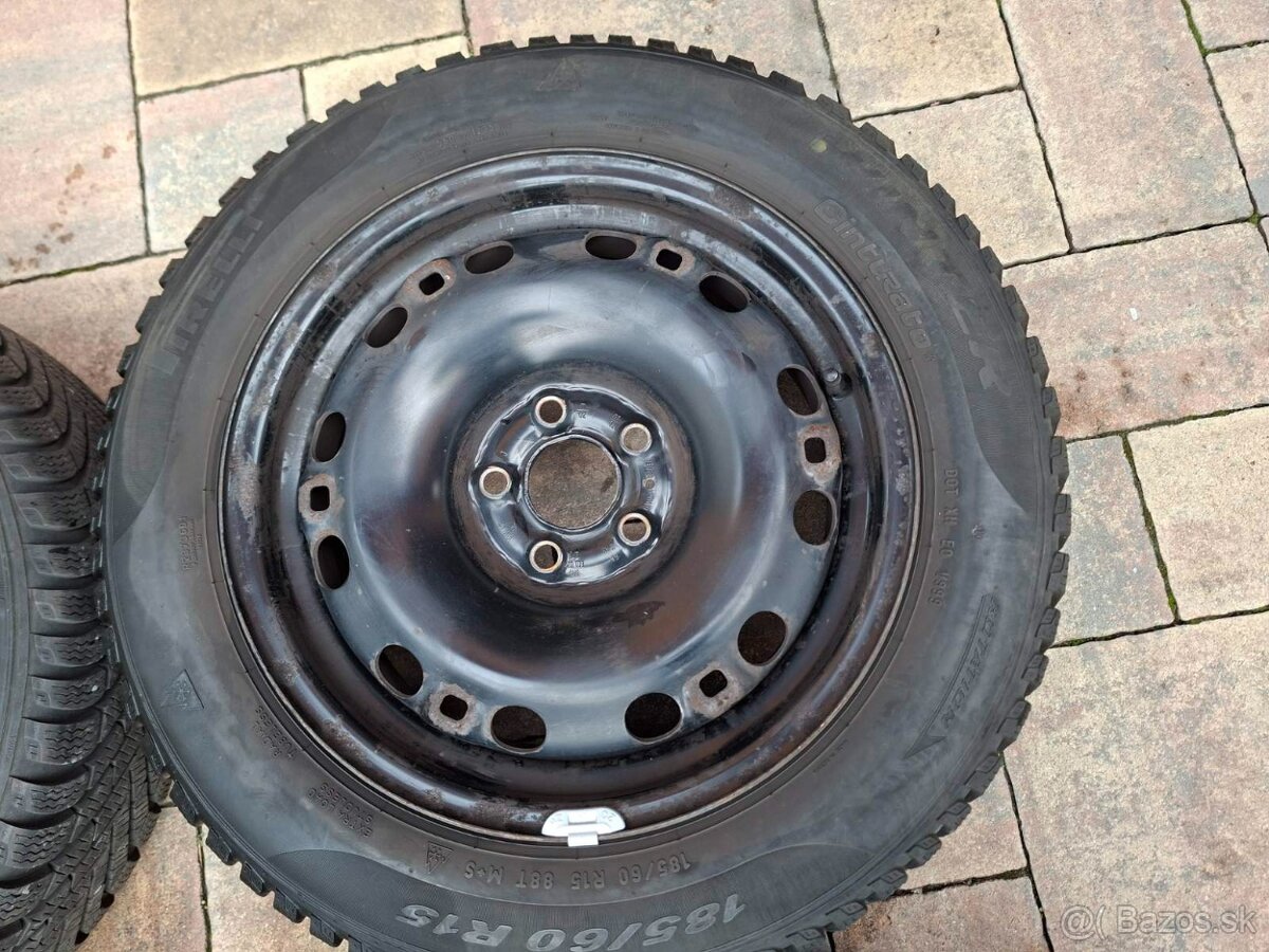 Plechové disky Škoda/VW/Seat R15, 5x100 - 4