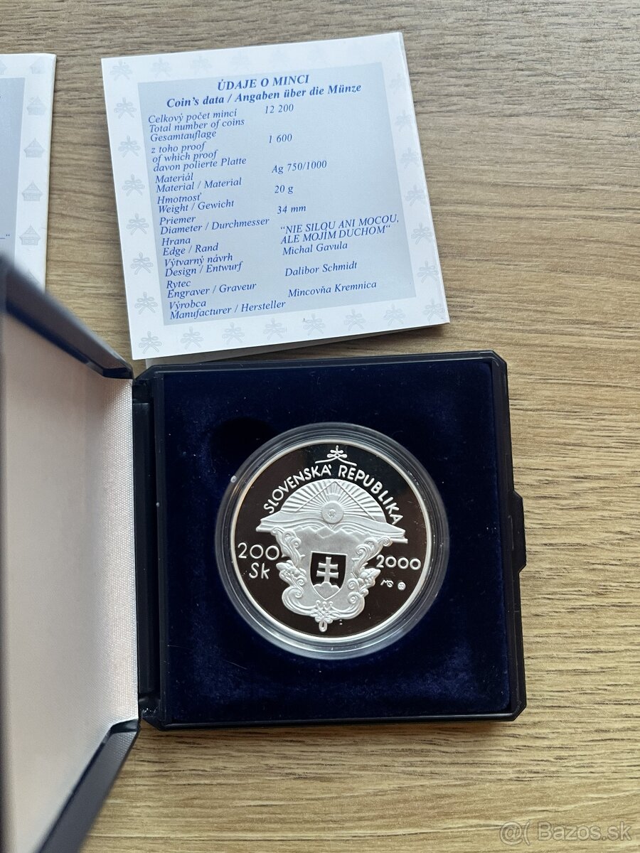 Strieborne mince SK - 4